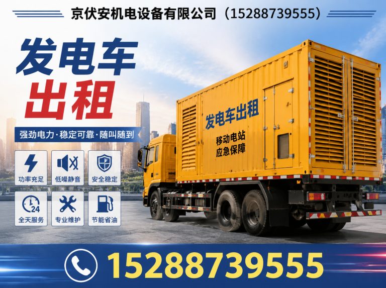 吕梁静音发电车租赁展示图