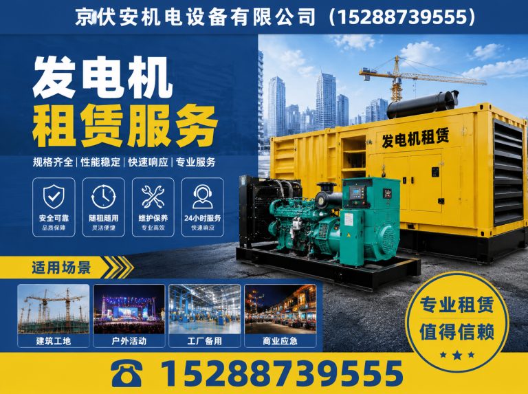 吕梁发电车租赁展示图