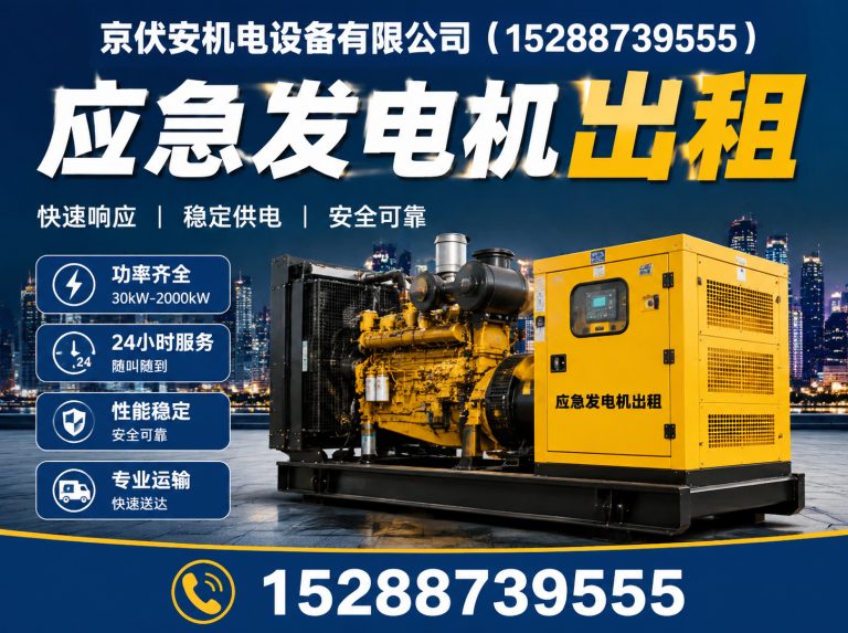 吕梁发电机出租展示图